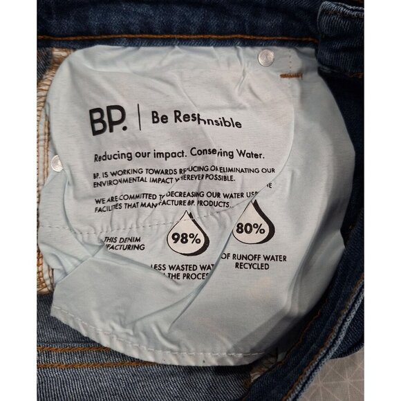 COPY - BP Mid-Rise Distressed Cut-Off Blue Jean Shorts/NWOT, Size 27 - Picture 4 of 6